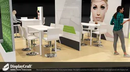 20x30 Île booth design by DisplayCraft
